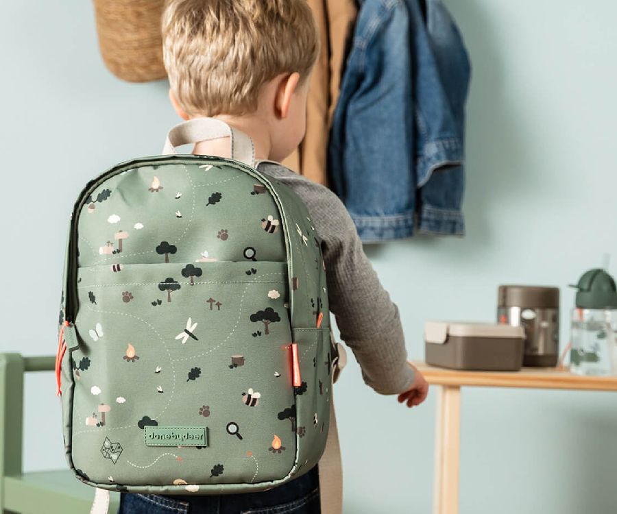 Rugzak Done by Deer Kids Backpack | Tiny Trails green