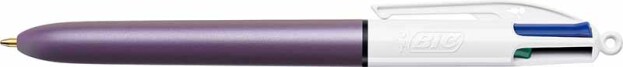 Balpen Bic 4 Colours Pearl, standaard