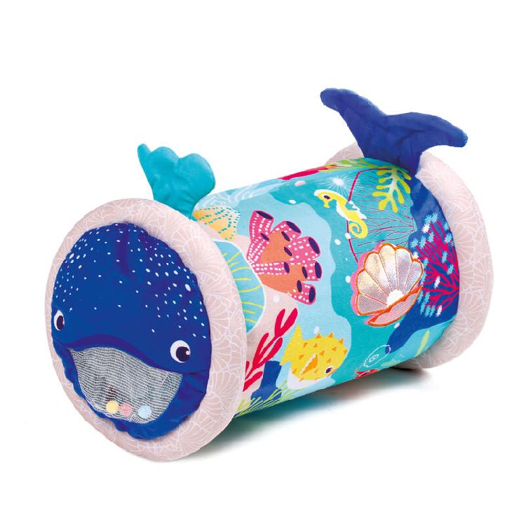 Kruiprol & rolfiguur Ludi Stoffen Roller Walvis
