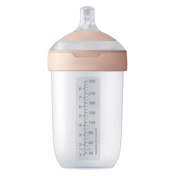 Fles Difrax, breedhalsfles, 250 ml | LOVI Collection/Mammafeel