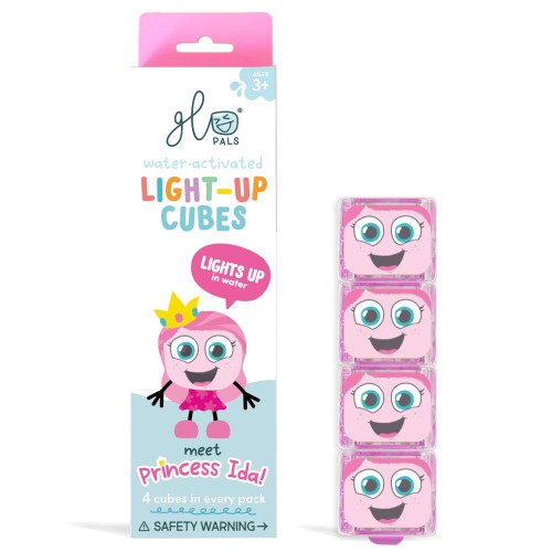 Lichtgevend badspeelgoed Glo Pals Ida | Light Up Cubes