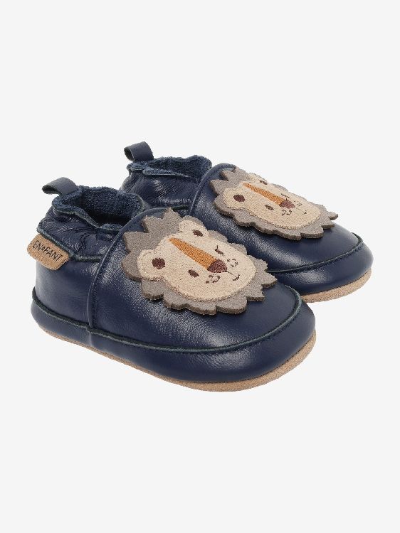 Schoenen ENFANT Leather Shoe Applique, parkschoentjes