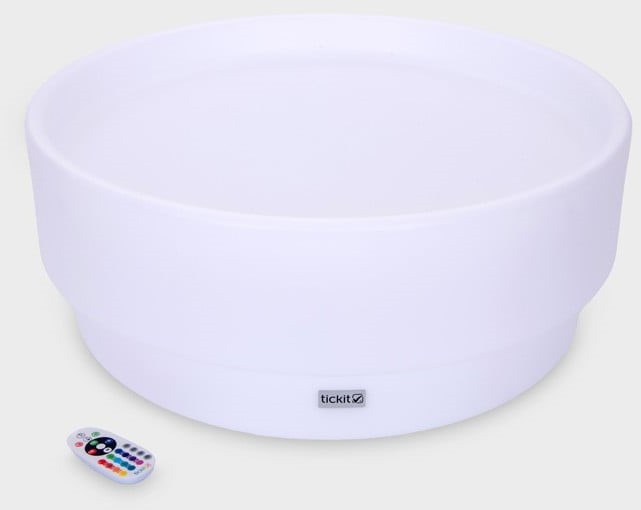 Speelbak TickiT Lage ronde Sensorische Ontdekkingstafel met Sfeerverlichting | Sensory Mood
