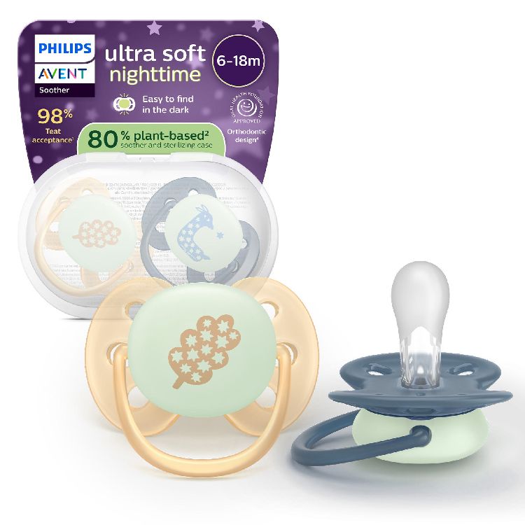 Fopspeen Philips Avent | Ultra Soft Night