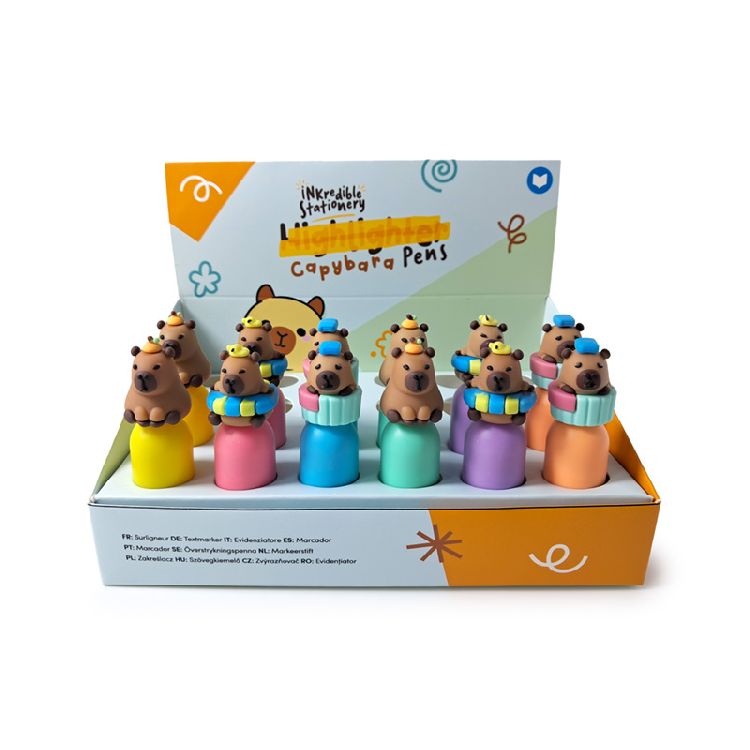 Stift Lannoo Graphics Markerstift Met Topper, tekstmarker | Capybara