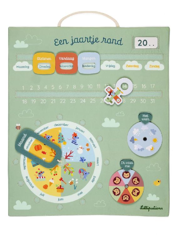 Kalender Lilliputiens Een jaartje rond, wandkalender