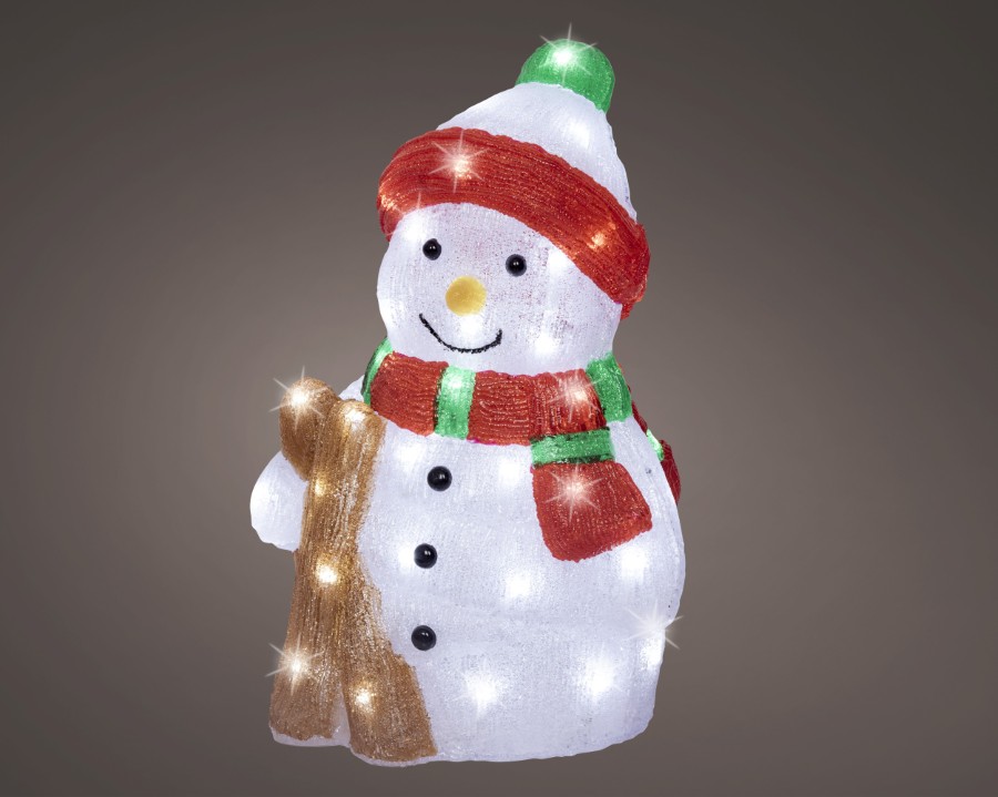 Verlichting Lumineo, sneeuwpop, L 20 x B 25 x H 38 cm