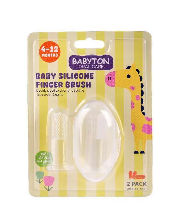 Vinger tandenborstel Babyton Silicone Finger Brush