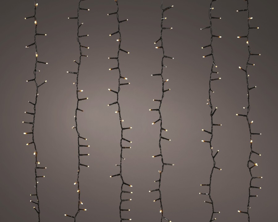 Verlichting Lumineo, Tree Cascade Cluster Twinkle, L 200 x H 100 cm