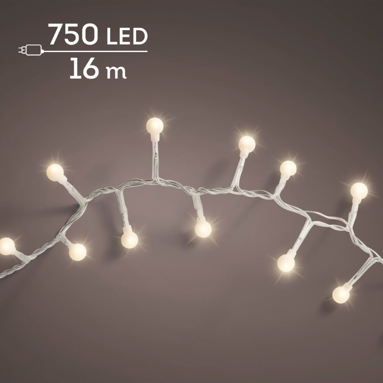 Verlichting Lumineo, Cherry Compact Twinkle, L 1600 cm