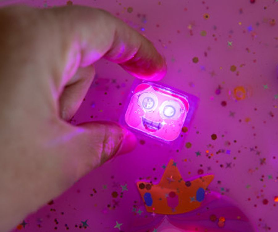 Lichtgevend badspeelgoed Glo Pals Ida | Light Up Cubes
