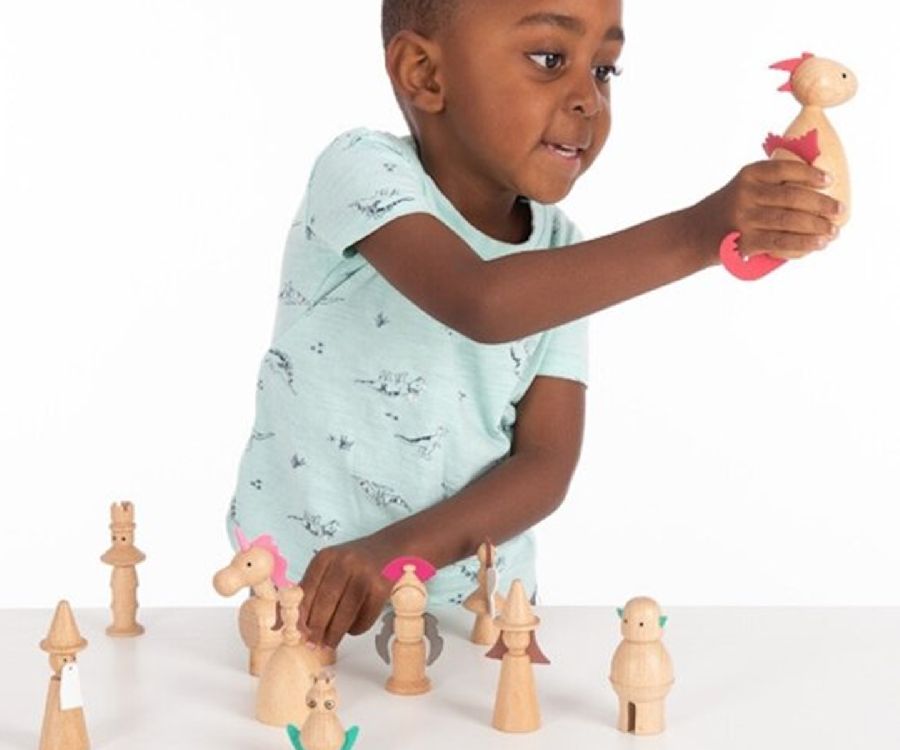 Losse vormen & figuren TickiT Houten Betoverende Figuren