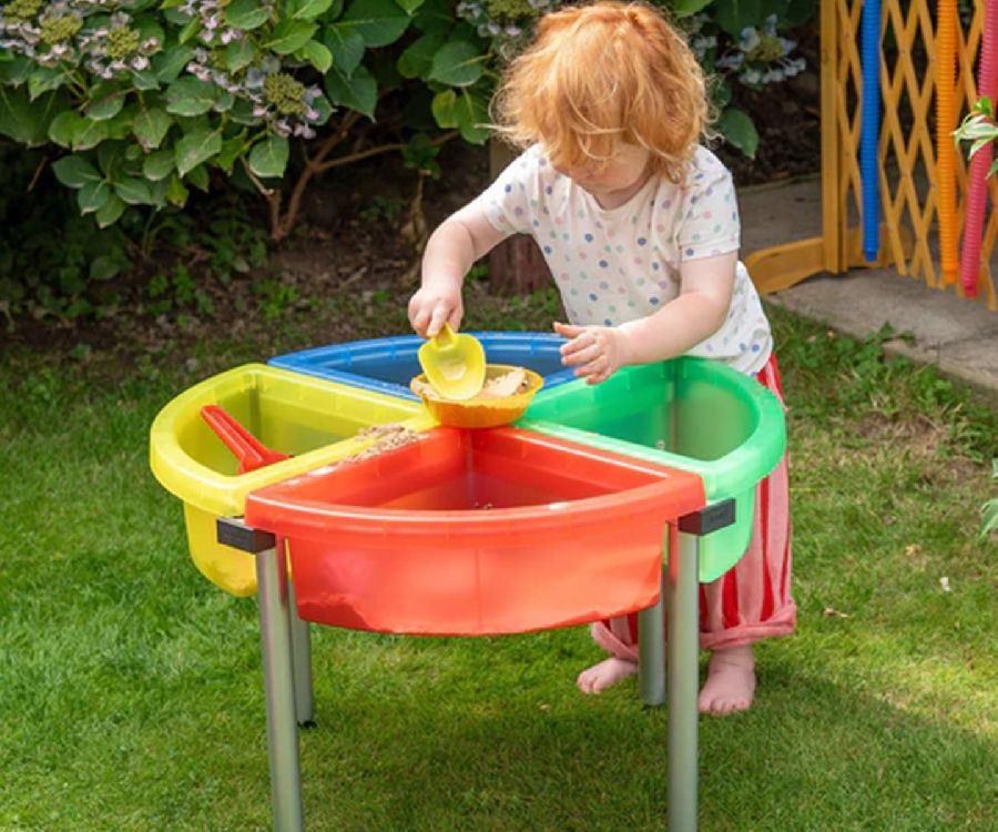 Speelbak TickiT Ontdekkingstafel quadrant trays & stand | Sensory Mood