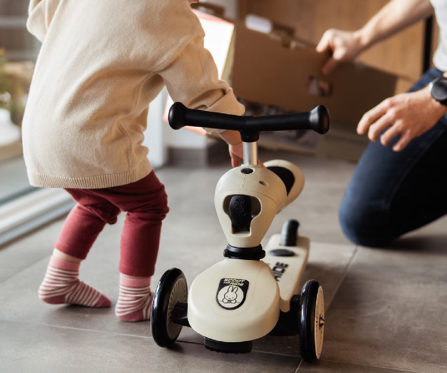 Loopfiets & -auto Scoot and Ride Highwaykick 1 Push & Go - Miffy