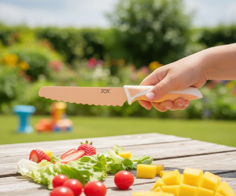Bestek Kiddikutter Kiddikutter Knife For Kids, mes