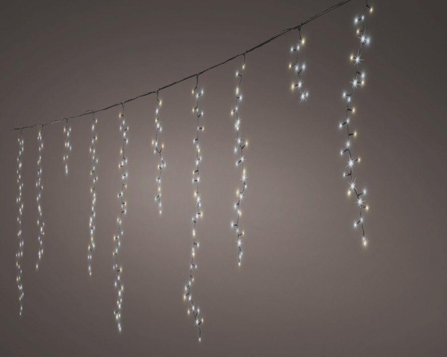 Verlichting Lumineo, Icicle Snowfall, L 600 x H 78 cm