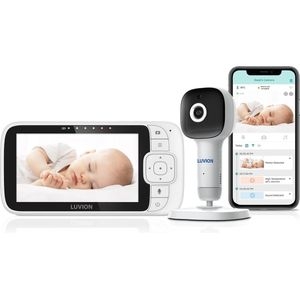 Babyfoon Luvion Essential Connect Crib, babyfoon met dual gebruik (beeldbabyfoon + smartphone/tablet)
