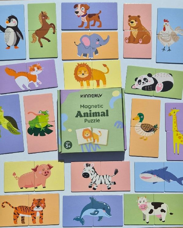 Speelmagneten Kinderly Magnetische Dierenpuzzel