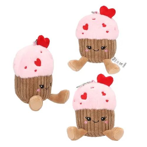 SLEUTELHANGER 1st, Candy Glam, plush pendant candy, ijsje/koekje/cake, assortiment