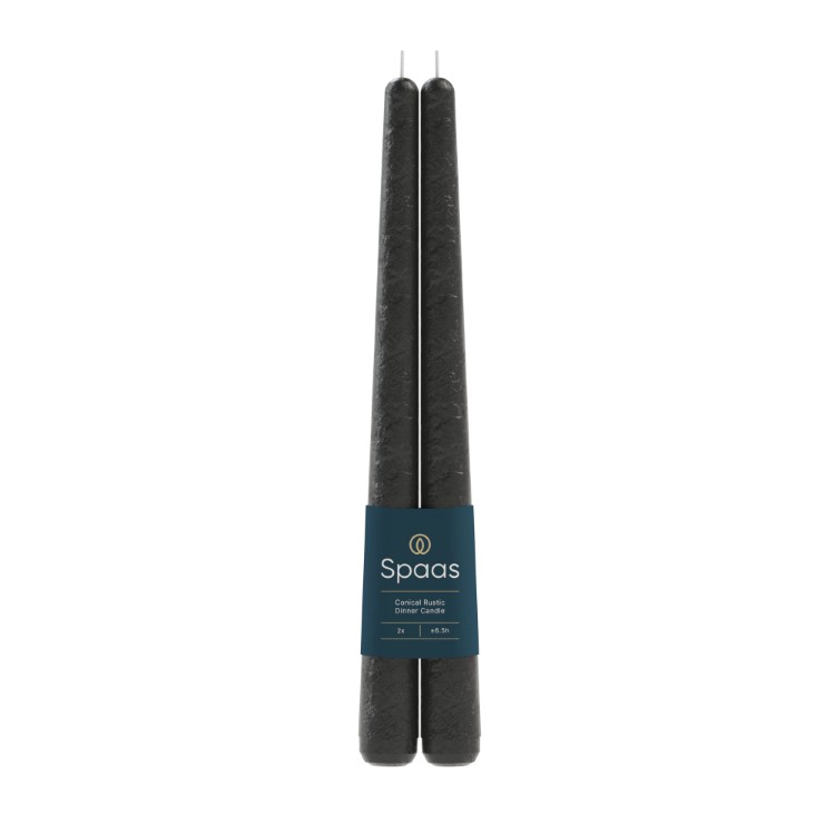 Kaars Spaas, Rustic Elegant Dinner Candle, dinnerkaars