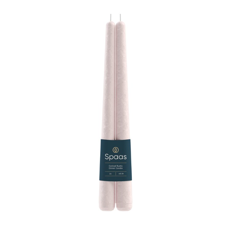 Kaars Spaas, Rustic Elegant Dinner Candle, dinnerkaars