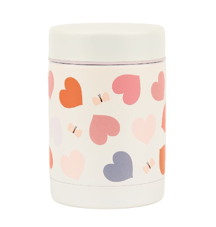 Thermos pot / food jar A Little Lovely Company Food Jar | Hearts