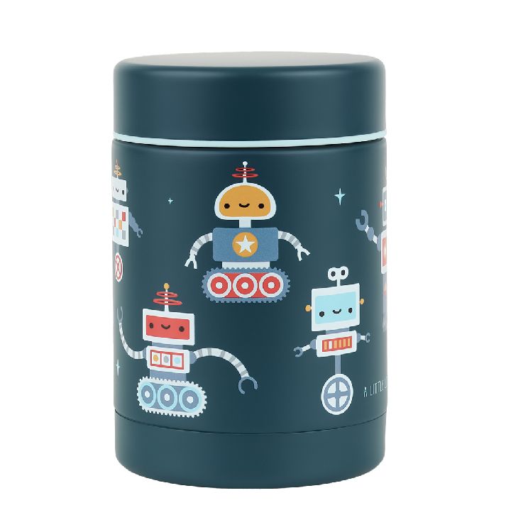 Thermos pot / food jar A Little Lovely Company Food Jar | Robots