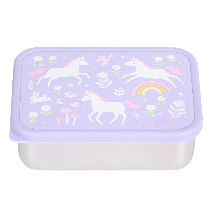 Brooddoos A Little Lovely Company Lunch Box | Unicorn Dreams