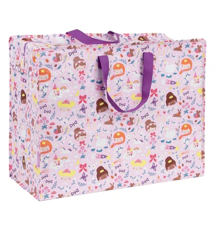 Opbergzak A Little Lovely Company Opbergtas XL | Princesses