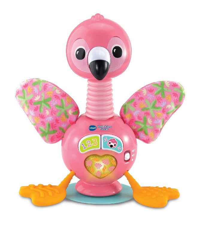 Zuignap speelgoed Vtech Fladder & Speel Flamingo