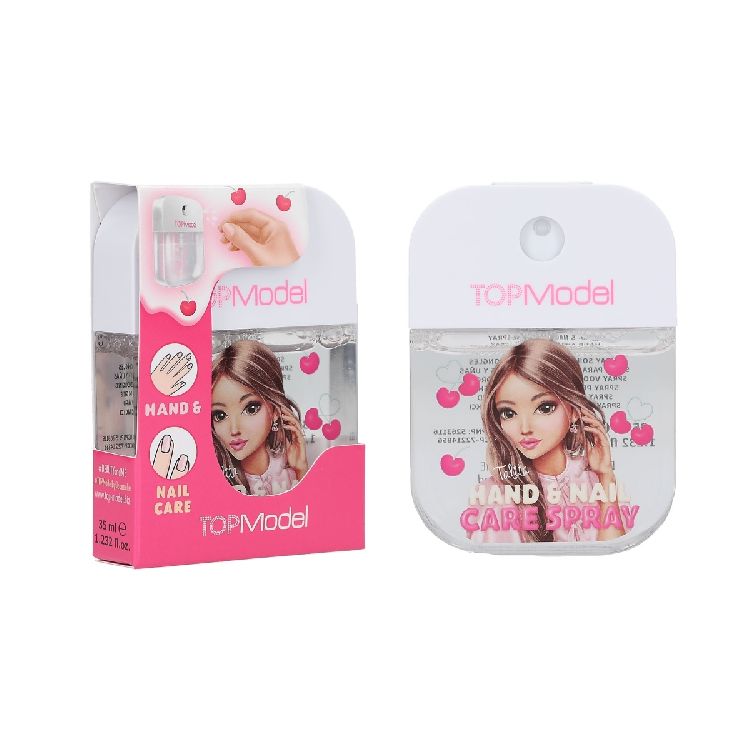VERZORGINGSPRODUCT Topmodel, nagel- en handverzorgingsspray, Candy Glam, kersengeur, 35ml