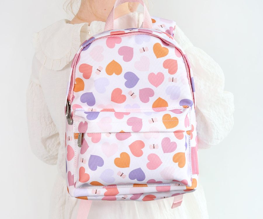 Rugzak A Little Lovely Company Little Backpack | Hearts