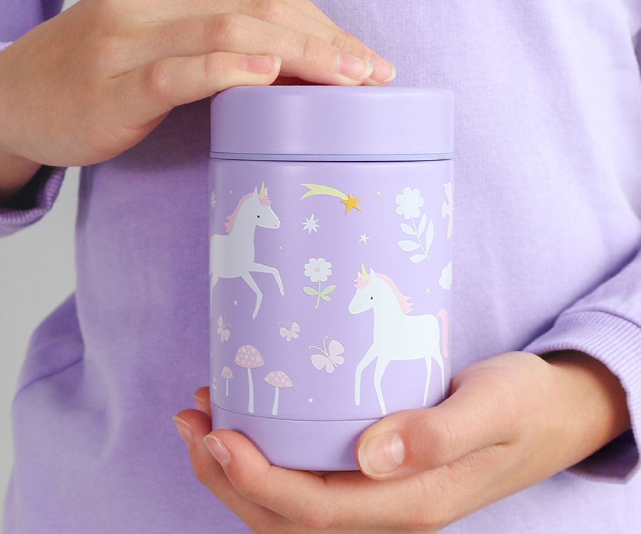 Thermos pot / food jar A Little Lovely Company Food Jar | Unicorn Dreams