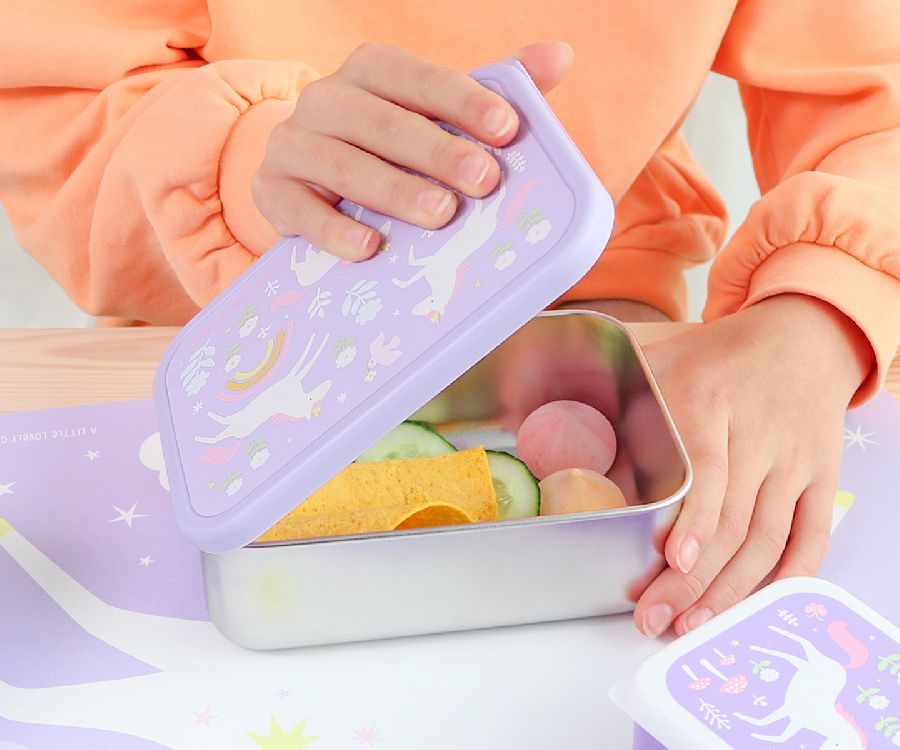 Brooddoos A Little Lovely Company Lunch Box | Unicorn Dreams
