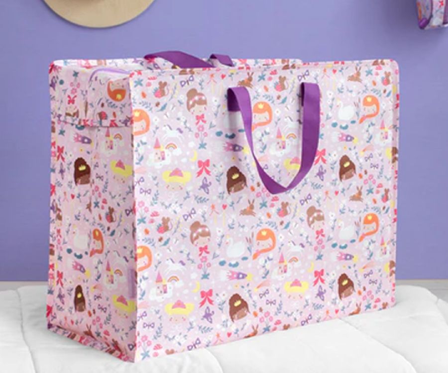 Opbergzak A Little Lovely Company Opbergtas XL | Princesses
