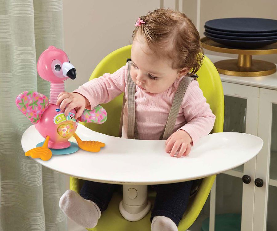Zuignap speelgoed Vtech Fladder & Speel Flamingo