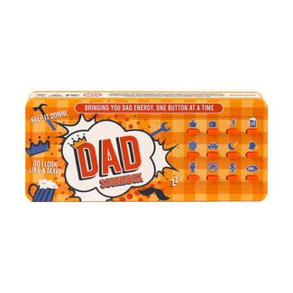 GADGET 1st, Gift Republic, Sound Box,  Dad, oranje, 17x17x2,5cm