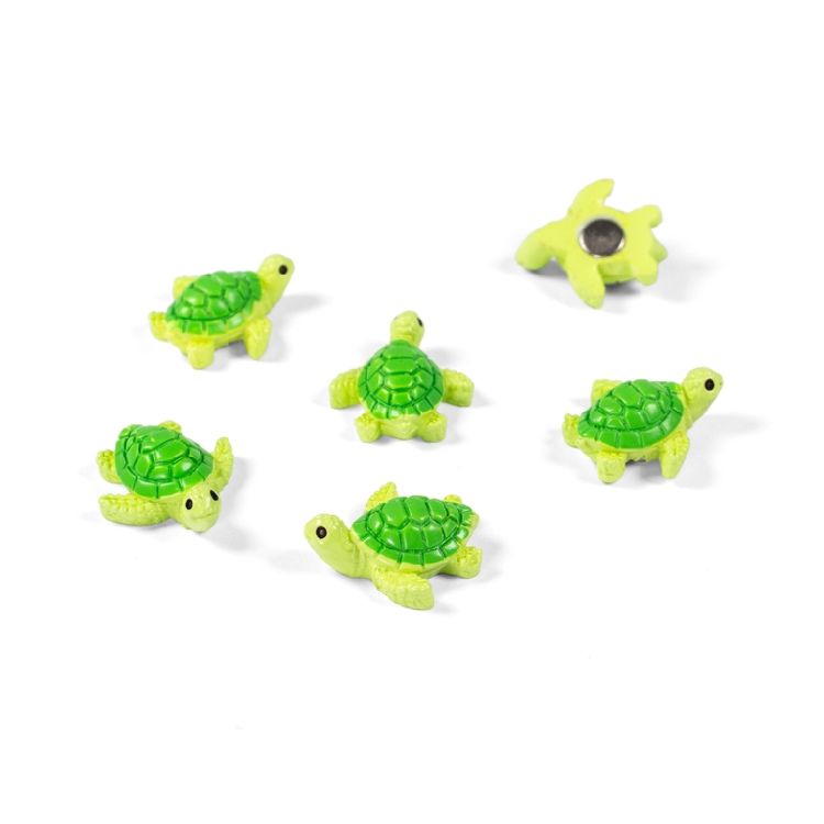 MAGNEET set van 5, Trendform, Baby  Turtle, groen