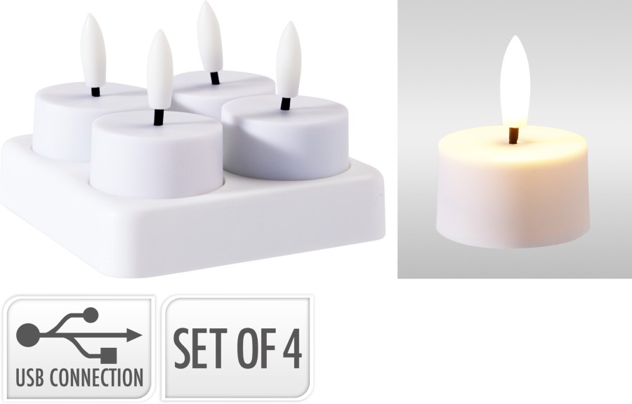 Verlichting theelicht, D 4 x H 2.3 cm