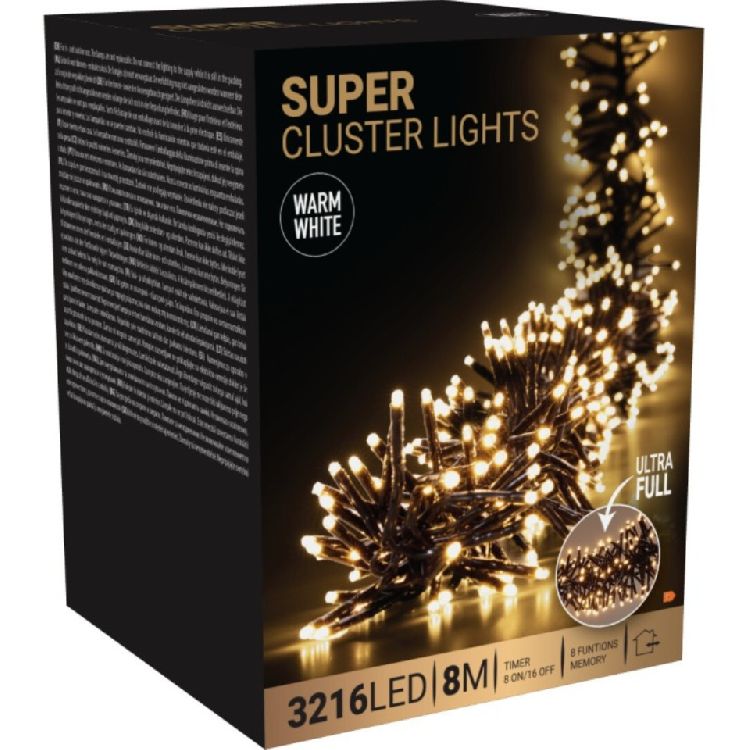 Verlichting Super Cluster, L 800 cm