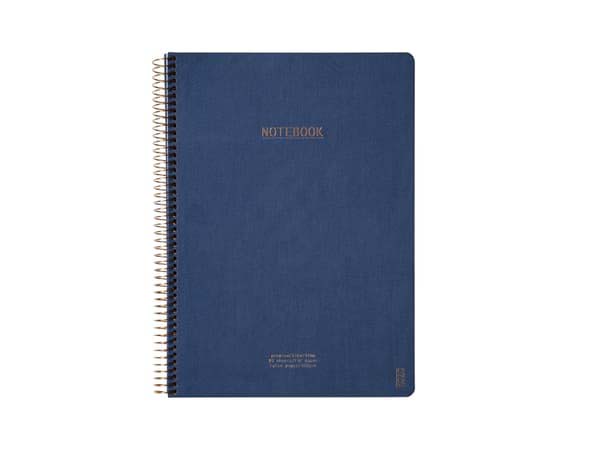 NOTITIEBOEK A4, gelijnd, Kozo, Notebook Premium, navy, uni, blauw, 80 sheets