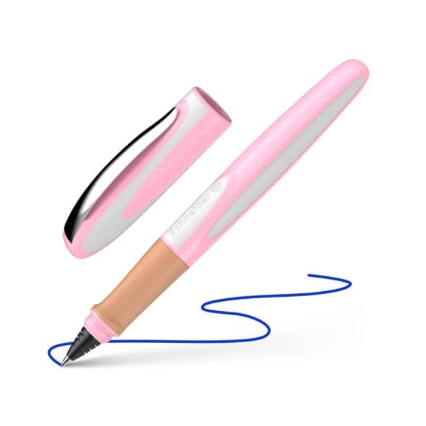 ROLLERBALL Ray, cherry blossom, inkt: blauw, houder roze/wit