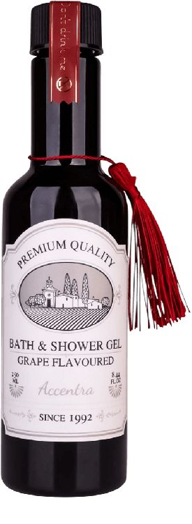 ZEEP 1st, red wine, bad & douchegel,  in wijnfles vorm, 250ml, geur: fruitig