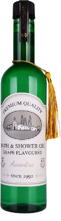 ZEEP 1st, white wine, bad & douchegel,  in wijnfles vorm, 530 ml, geur: fruitig
