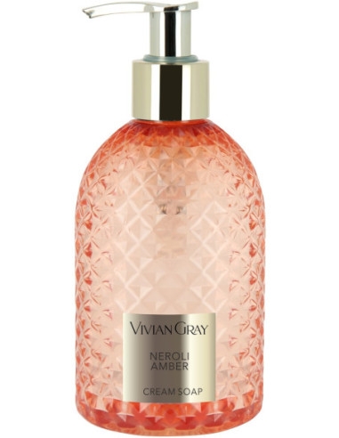 ZEEP 1st, Gemstone Orange Creme Zeep,  dispenser, 300ml, oranjebloesem
