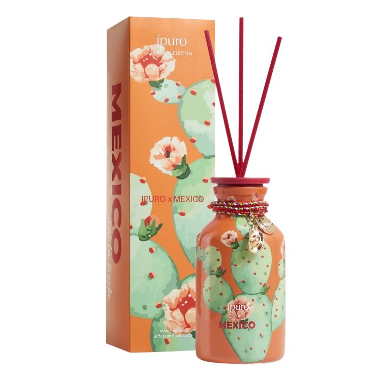 GEURVERSPREIDER 1st, limited edition  Mexico diffuser, 240ml, oranje, cactus