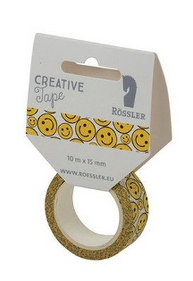 KLEEFBAND Creative Tape, Smilies, 10m x 15mm