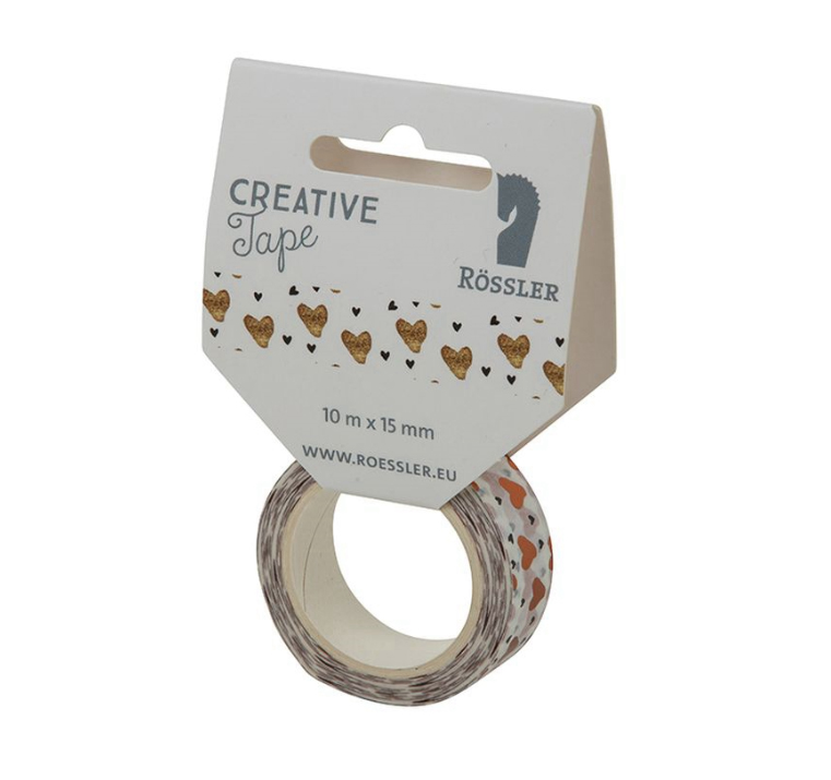 KLEEFBAND Creative Tape, rose gold harten, 10m x 15mm