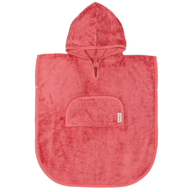 Poncho Timboo Bamboo, badcape | Timboo raspberry rose