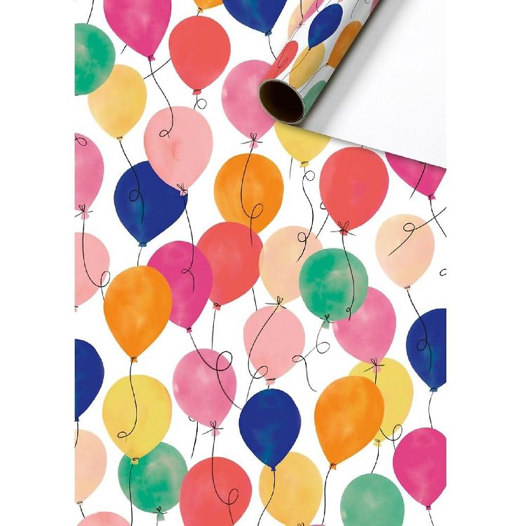 GESCHENKPAPIER Yero, 70x200cm, multikleur, all over ballonnenprint